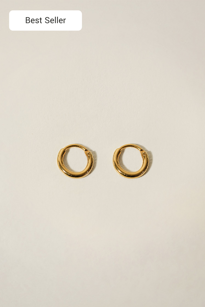 Essentials Seamless Hoop Earrings 12mm