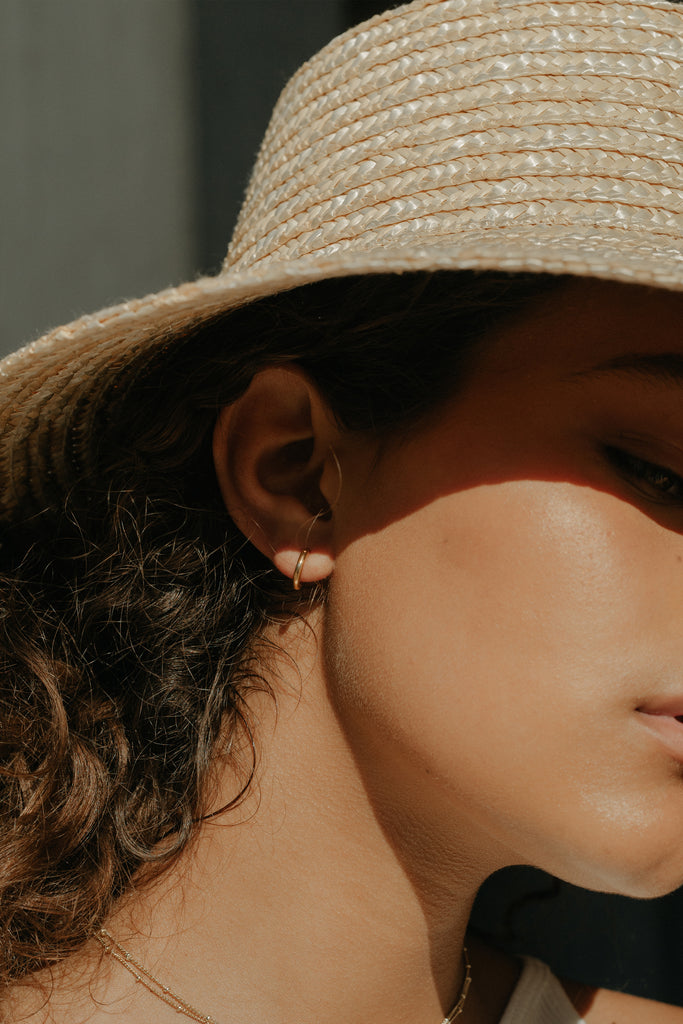 Essentials Seamless Hoop Earrings 12mm