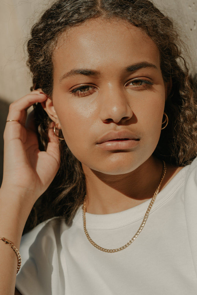 Essentials Seamless Hoop Earrings 24mm