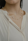 Stardust Satellite Pearl Necklace