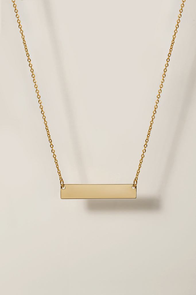 Engravable Bar Necklace Personalized Necklaces For Women Gifts For Her