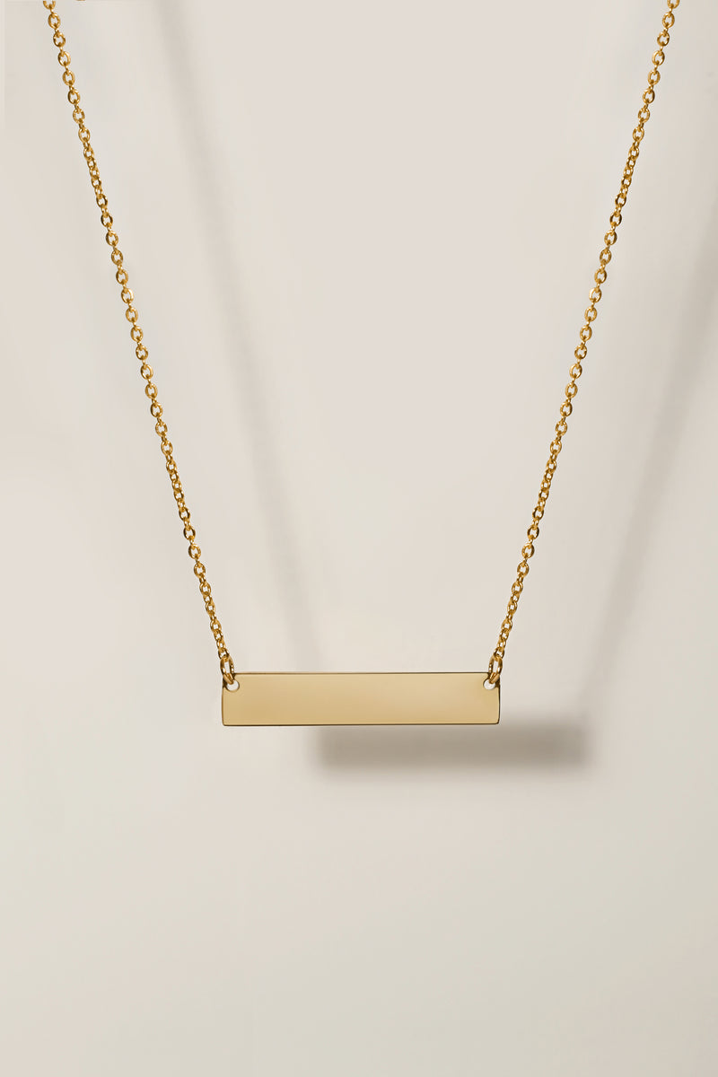 Engravable Bar Necklace Personalized Necklaces For Women Gifts For Her