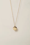 Engravable Disc Necklace Personalized Gold Jewelry Custom Engraved