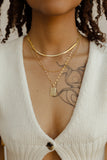 Medallion Rectangle Zodiac Necklace