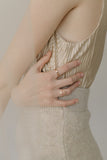 rose gold rings for women dainty minimal jewelry