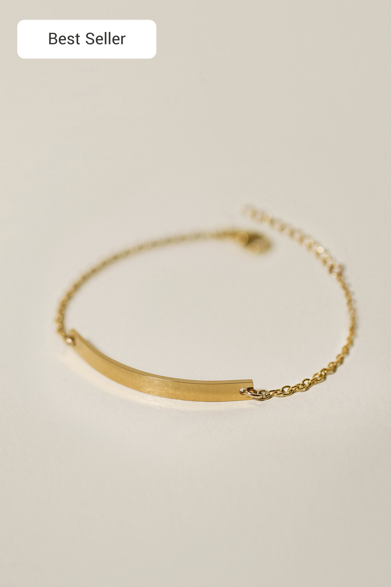 Epithet Bar Bracelet [Personalize]