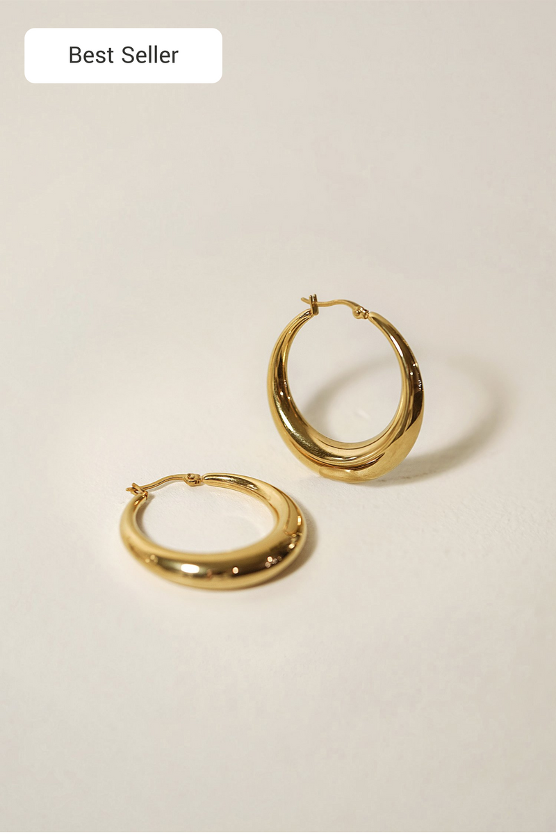 Heirloom Dome Hoop Earrings