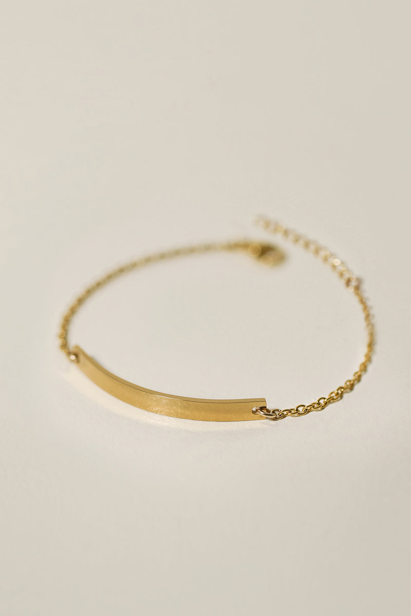 Epithet Bar Bracelet [Personalize]
