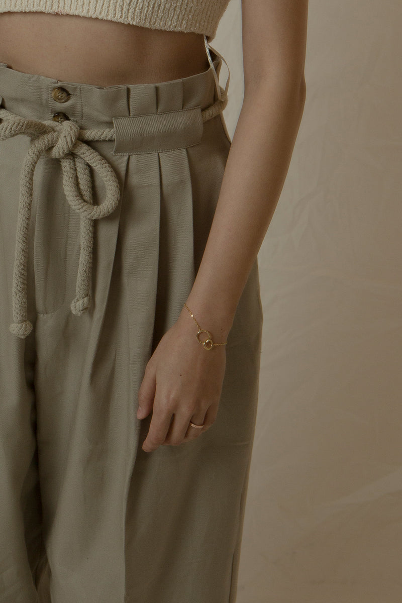 Interlocking Circles Bracelet Mother Daughter Jewelry Mothers Day Gift