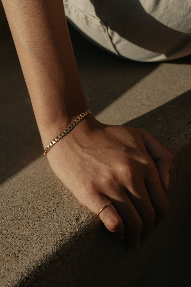 Essentials Curb Chain Bracelet 4mm