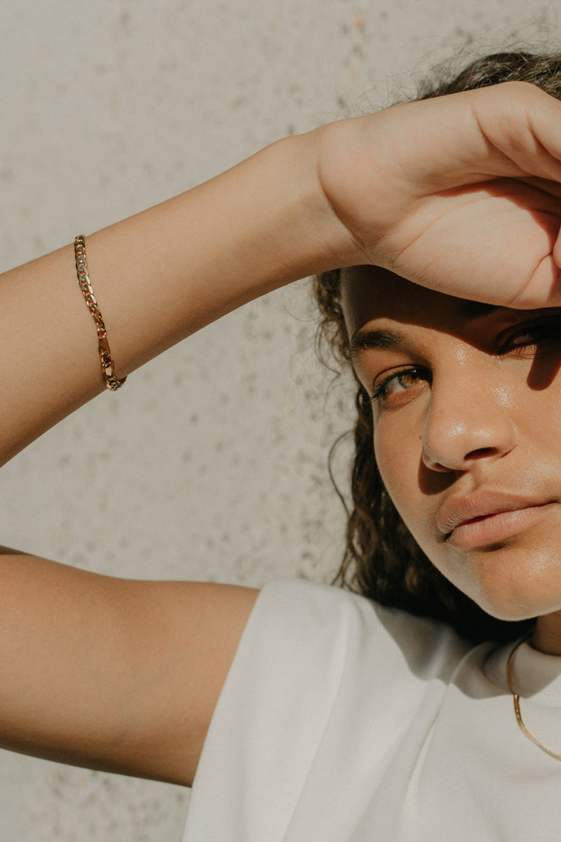 Essentials Curb Chain Bracelet 4mm