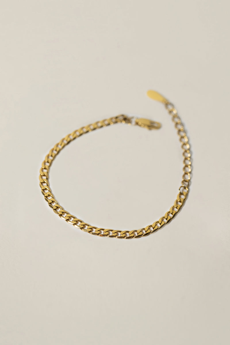 Essentials Curb Chain Bracelet 4mm