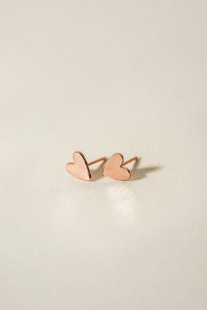 Bond Heart Stud Earrings [Personalize]