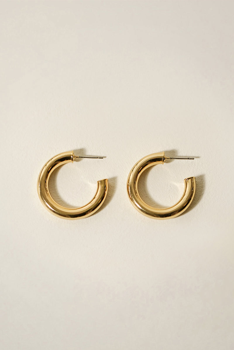 Essentials Tube Hoop Earrings 27mm
