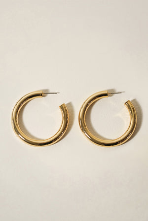 Essentials Tube Hoop Earrings 48mm