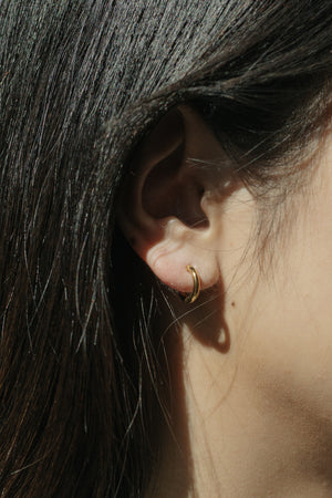 Essentials Seamless Hoop Earrings 12mm