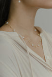 Stardust Satellite Pearl Necklace