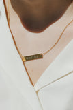 Epithet Bar Necklace [Personalize]