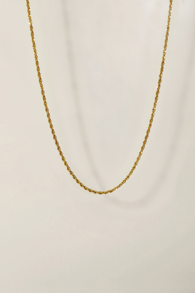 Essentials Rope Chain Necklace 2mm