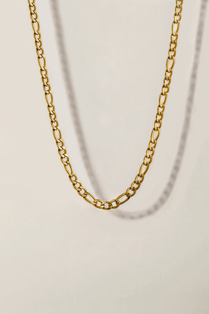 Essentials Figaro Chain Necklace 6mm