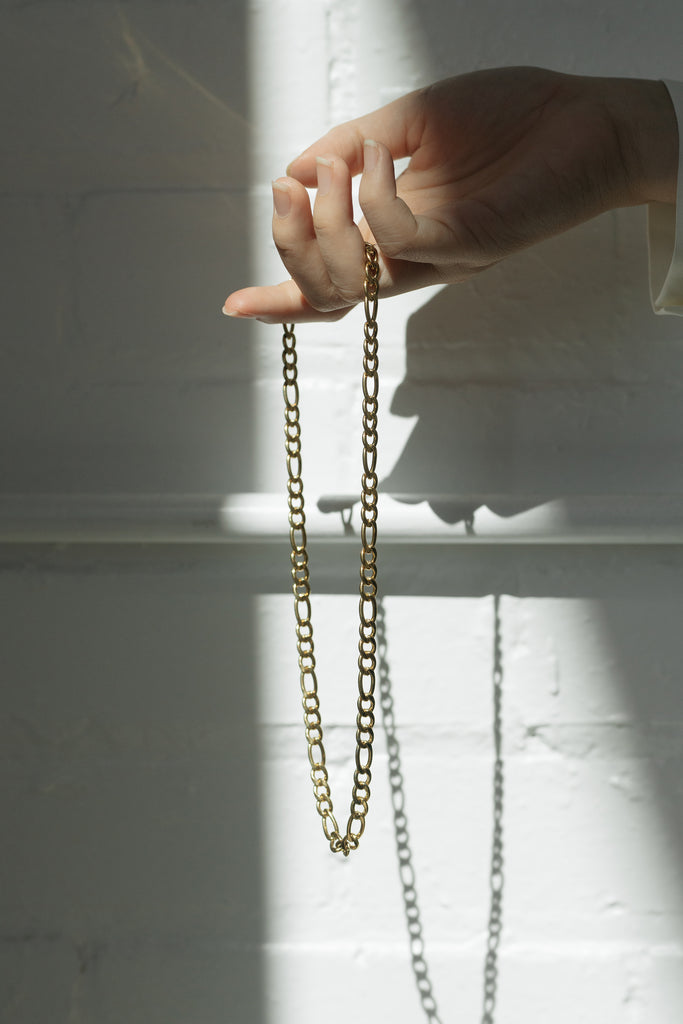Essentials Figaro Chain Necklace 6mm