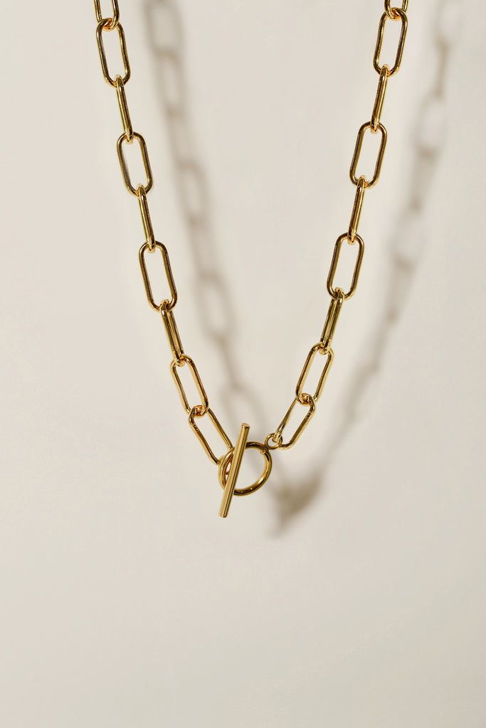 Heirloom Paperclip Toggle Necklace