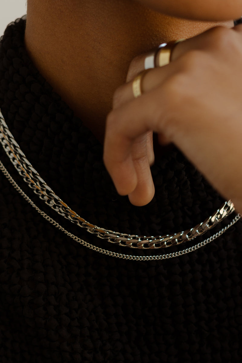 Essentials Curb Chain Necklace 2mm