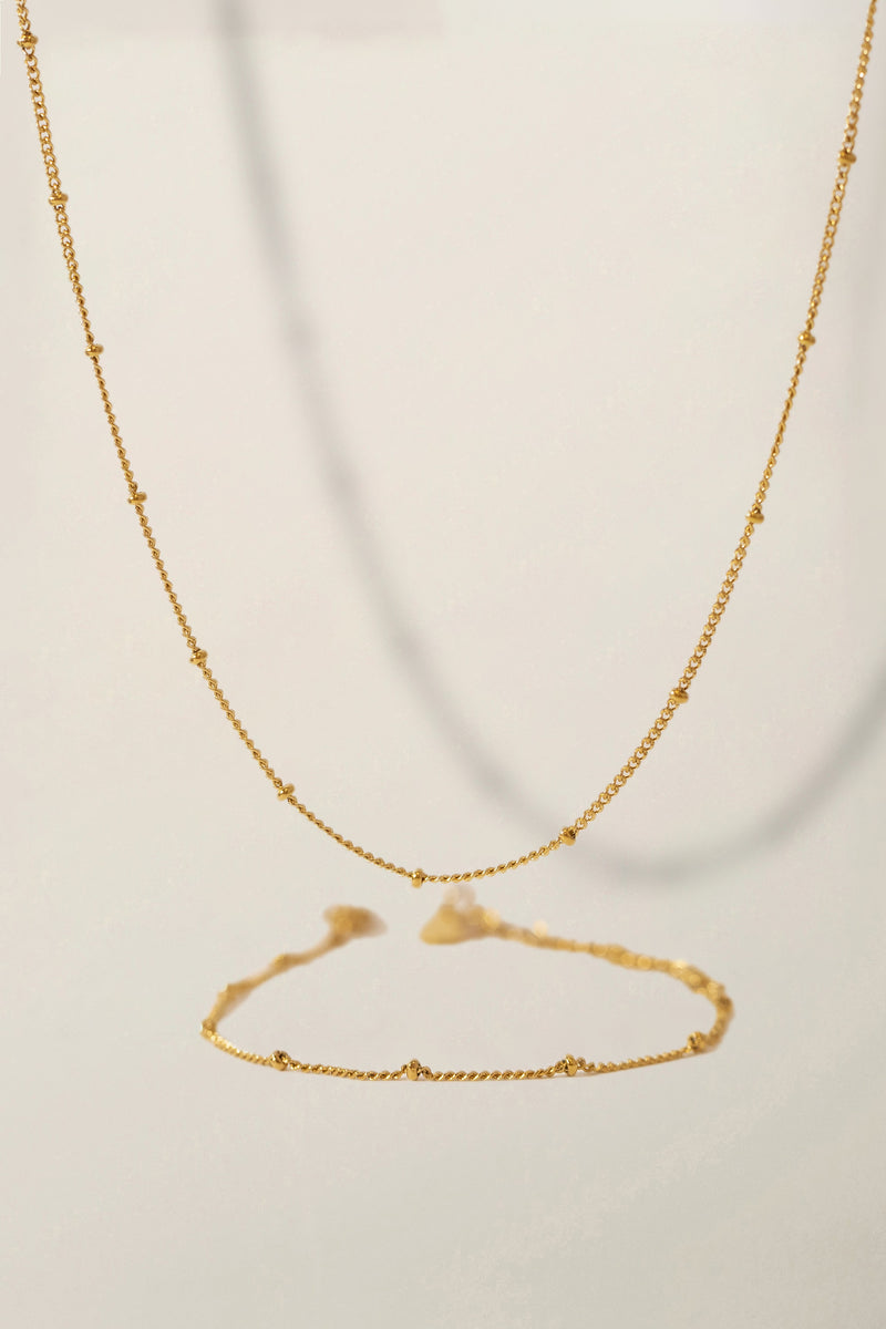 Essentials Set: Satellite Chain Necklace & Bracelet